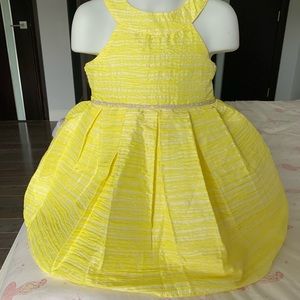 Brand new formal yellow dress girls toddler size 4